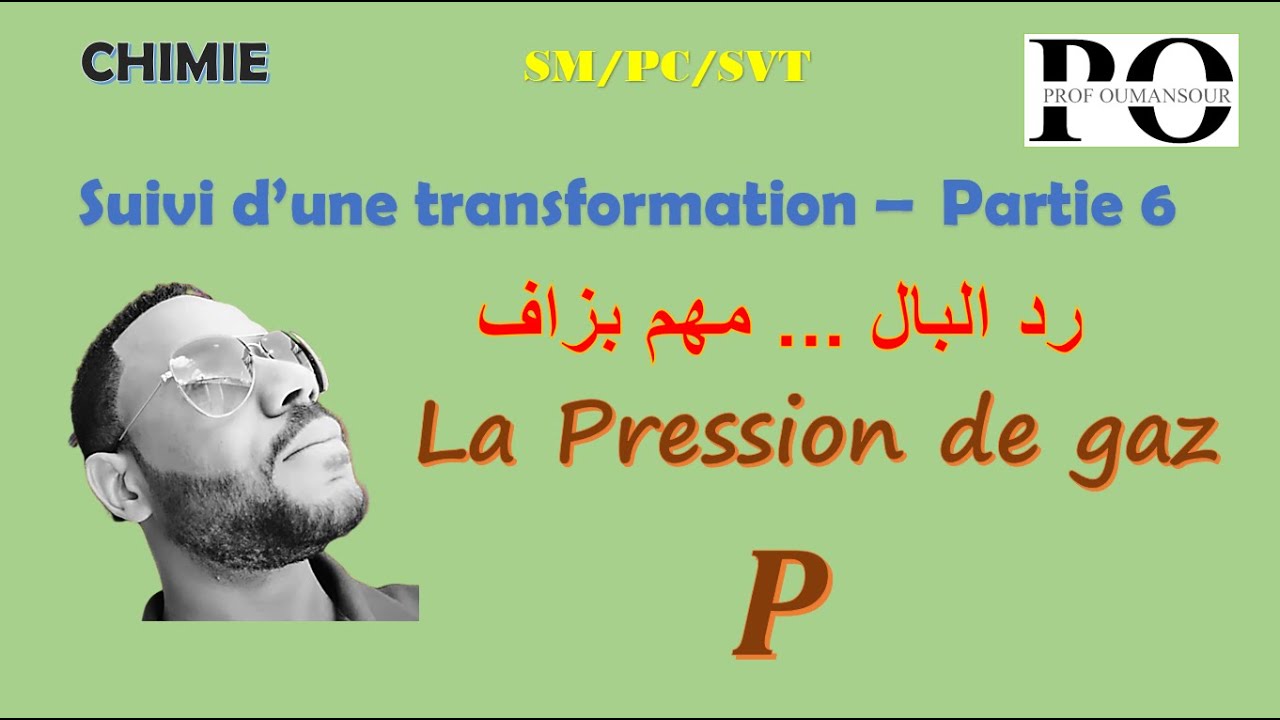 6. suivi d'une transformation - la pression d'un gaz