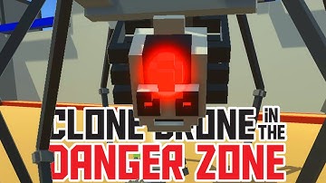 Jetpack and Endless Mode! - Clone Drone in the Danger Zone Gameplay