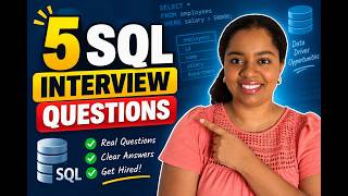 🚀 5 SQL Interview Questions and Answers | Entry-Level Data Analyst Interview