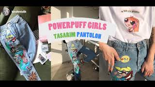 POWERPUFF GIRLS TASARIM PANTOLON (DIY) screenshot 5