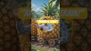 Pineapple Express: India Ki Sabse Anokhi Train | #AI AnimationAI #Animation #IndianCreator