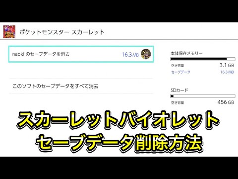 ポケモンアルファサファイアのセーブデータを消す様子 Mp3