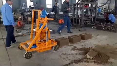 QT40-3C/QMR2-45 Mobile/egg laying hollow block making machine Whatsapp:+86 13791519690