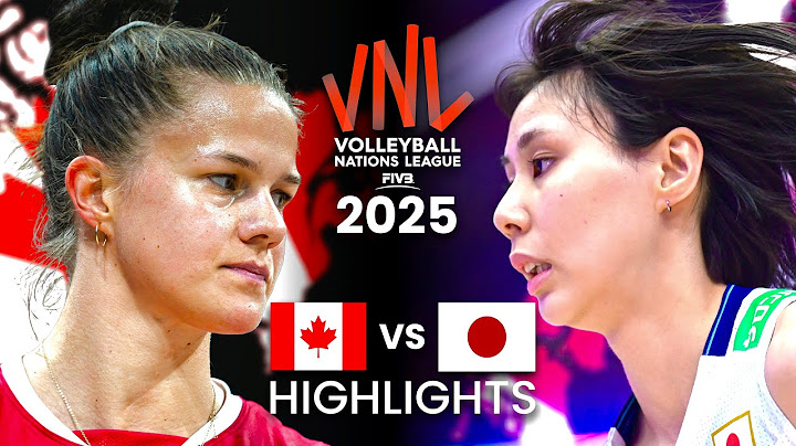 JAPAN 🇯🇵 vs CANADA 🇨🇦 | HIGHLIGHTS | Women's VNL 2025
