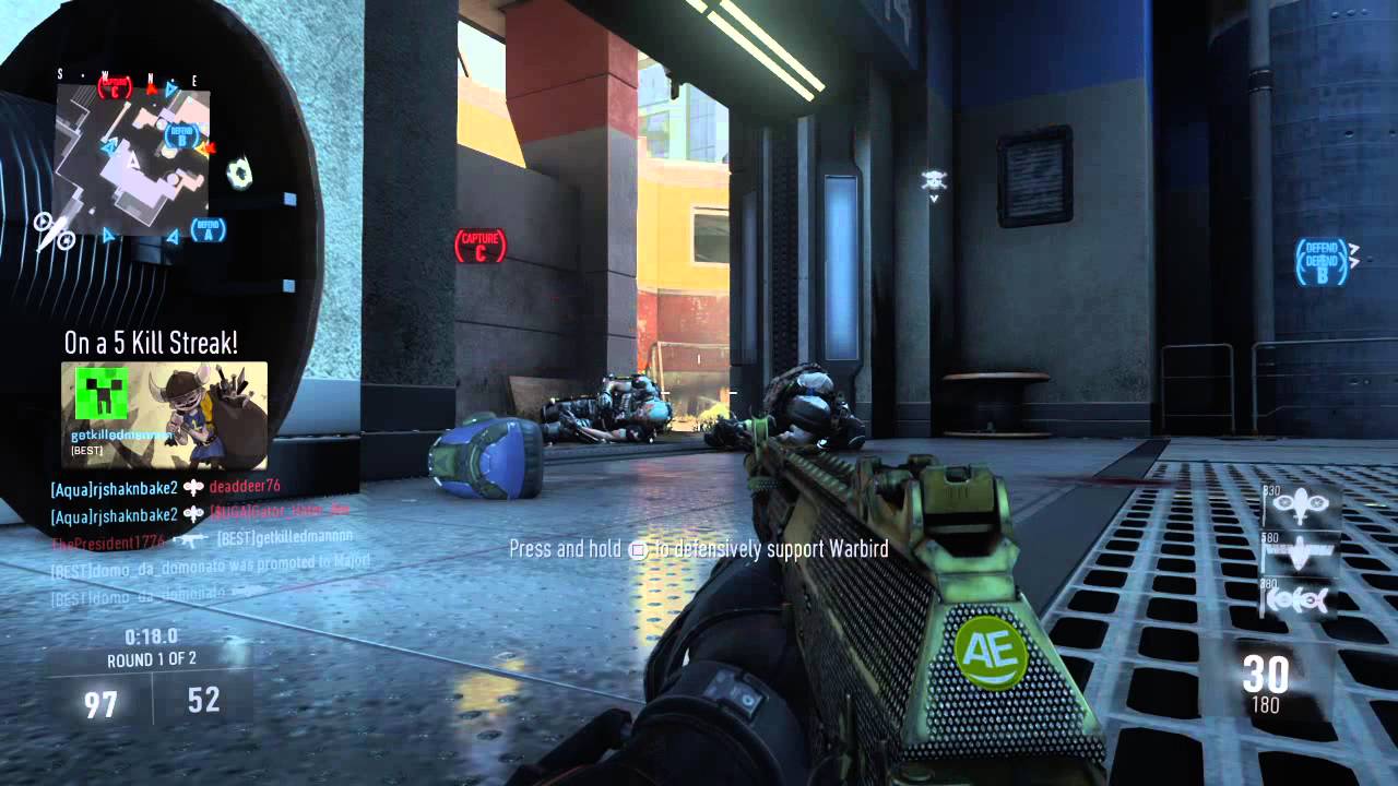 Cod AW Domination Clan Wars Gameplay