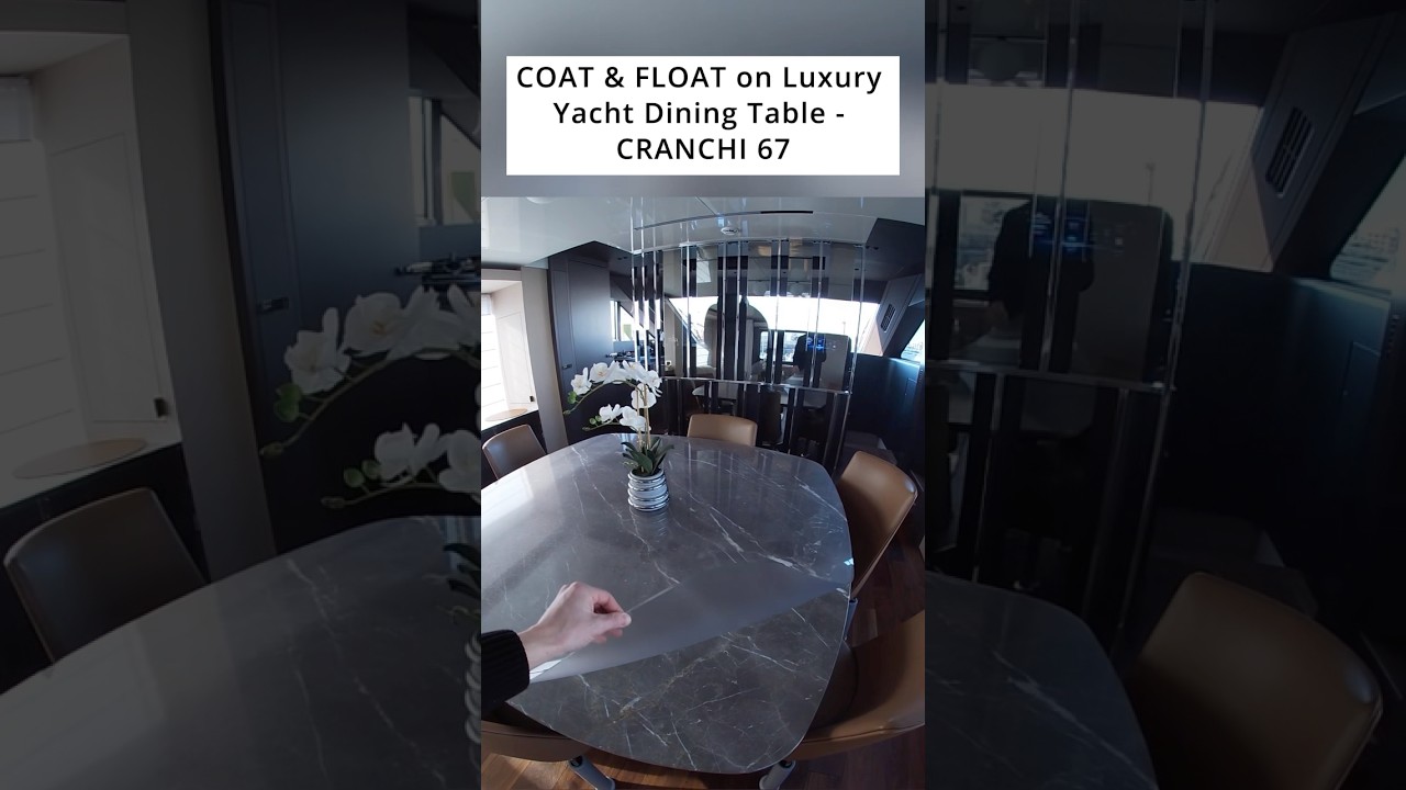 Protective material for the yacht furniture 🔥