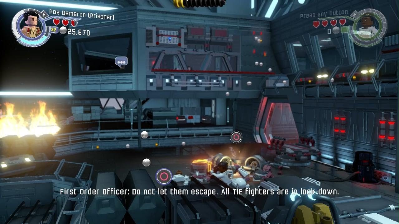 LEGO STAR WARS: THE FORCE AWAKENS - Chapter 2: The Escape from The FINALIZER over Jakku