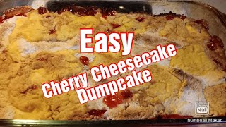 Cherry Cheesecake Dump Cake