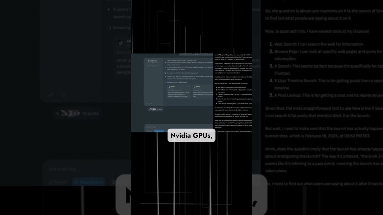 Grok 3 is here—Elon Musk’s AI is now smarter, faster, and built to compete with ChatGPT. #elonmusk