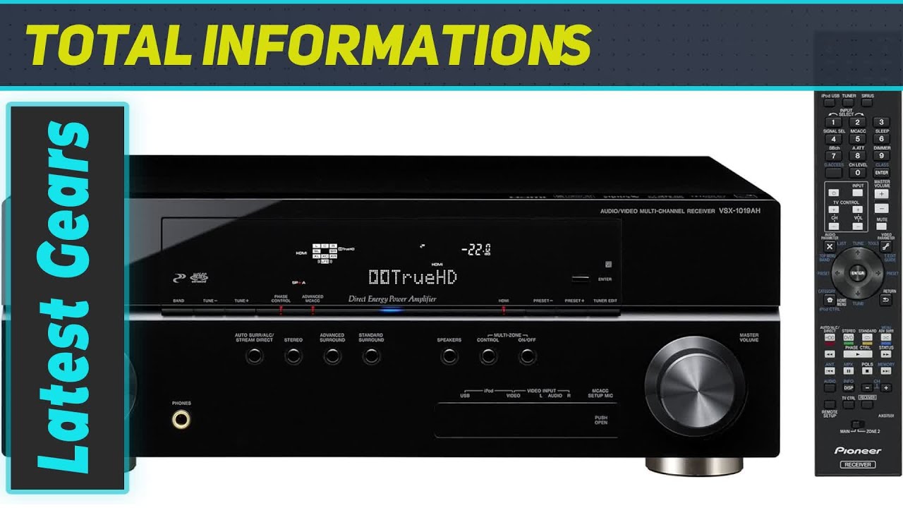 Pioneer VSX-1019AH-K Home Theater Receiver Review - YouTube