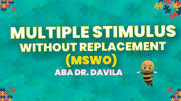 Video 94: Multiple Stimulus without Replacement (MSWO)