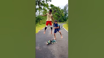 Jaw-Dropping Inline Stunts That Mind-Blowing Tricks inInline Skating😐☹️#rollerskating #trending