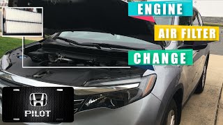 20162020 Honda Pilot engine air filter replacement