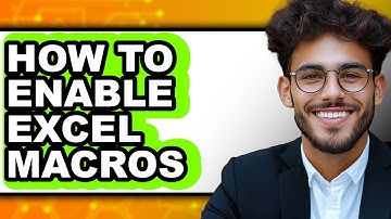 How to Enable Excel Macros (Updated)