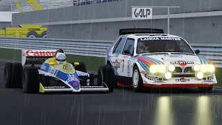 Were GROUP B Cars Faster Than F1 Cars In The Wet? | Racing MythBusters