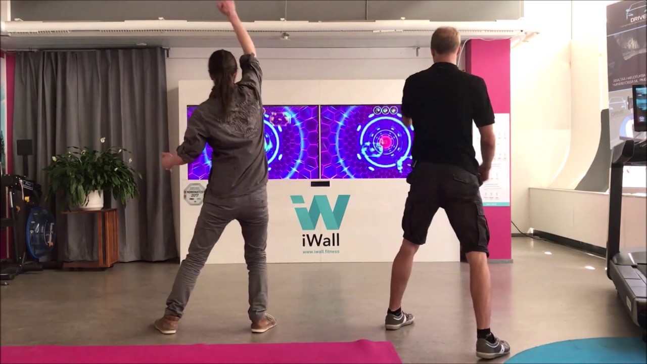 "HyperSlam" Game for iWall Interactive Gaming Wall - Supplied by Exergame Solutions
