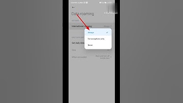 How to turn On data roaming in redmi note 10s|| #shorts