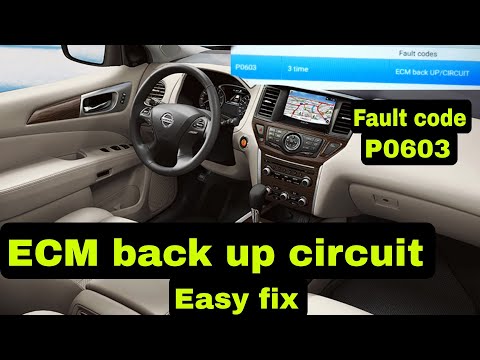 Nissan P0603 Ecm back up circuit easy fix.