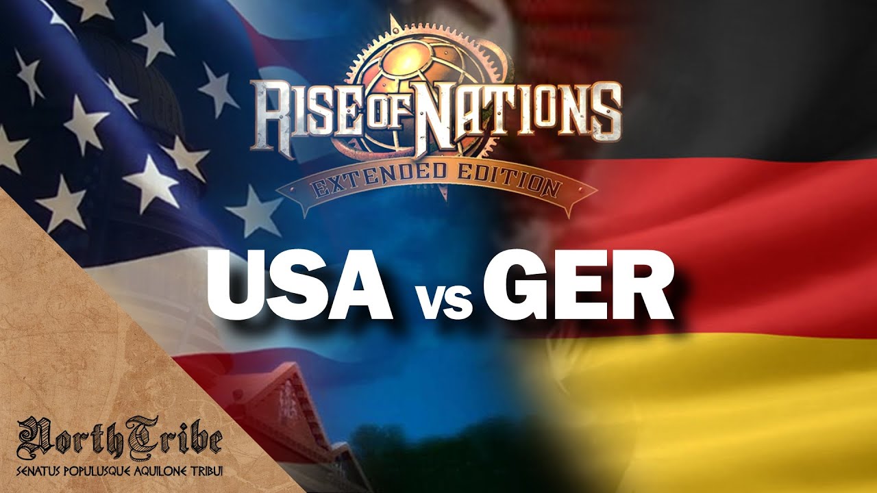 USA vs GERMANY (Rise of Nations Extended Edition gameplay) - YouTube