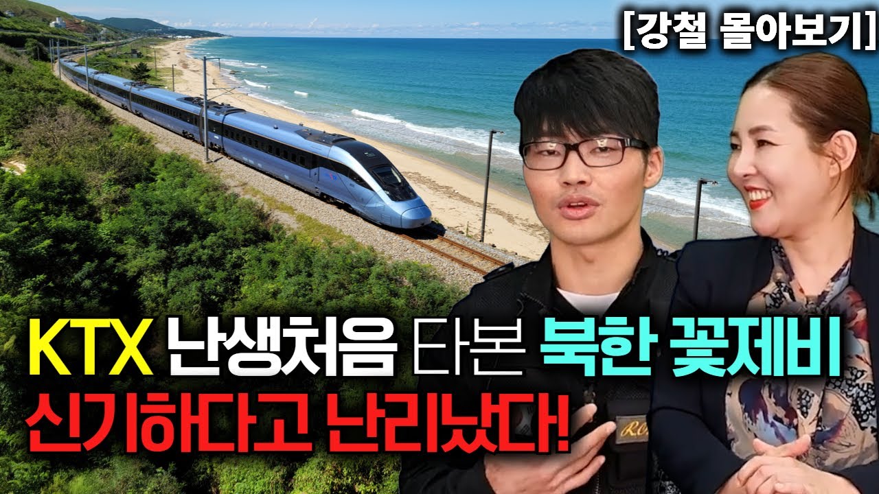 [강철 몰아보기] KTX 난생처음 타본 북한 꽃제비가 신기하다고 난리났다!