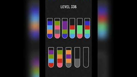 Water sort puzzle level 336