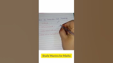 #shorts #youtubeshorts #viralvideo short trick to add consecutive odd numbers #StudyMantraforMaths