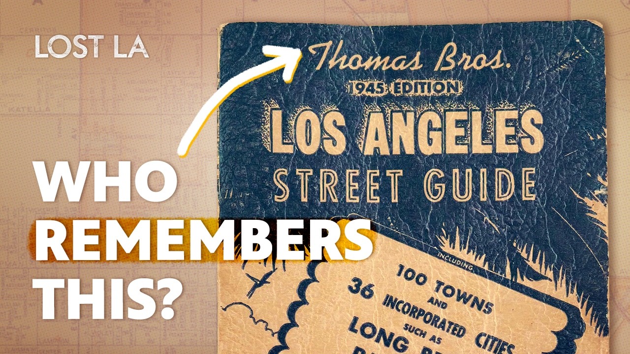 How the Thomas Guide Reveals a Changing California | Lost LA - YouTube