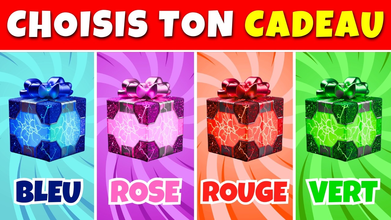 Choisis Ton Cadeau 4 🎁🌈 Cadeau Surprise! || 4 Boîtes Cadeaux || Quiz Cadeau