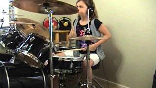 THE CARS &quot;Just What I Needed&quot; a drum cover by Emily