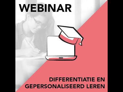 Webinar Differentiatie en gepersonaliseerd leren