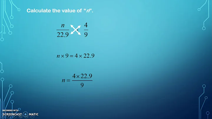 Finding a missing value from a pair of equivalent fractions