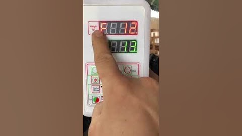 Calibration for Granual filling machine 100gram