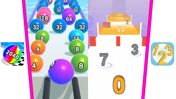 Ball Run 2048 Speedrun Vs Join Numbers Gameplay android iOS Max Level 4K Nr 53