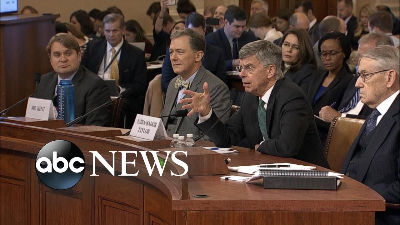 Revelations and fallout from Day 1 of impeachment hearings l ABC News