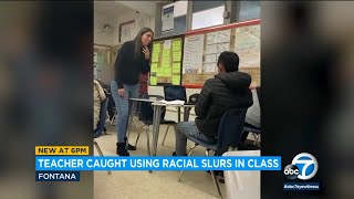 Middle school teacher in Fontana caught on video repeatedly using racial slur in class screenshot 4