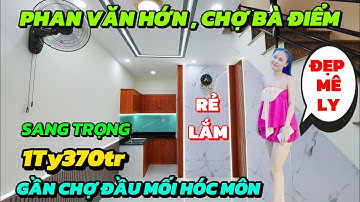 RẺ VÔ ĐỊCH: 1 Lầu ngay chợ đầu mối hóc môn, gần phan Văn hớn #nhahocmon