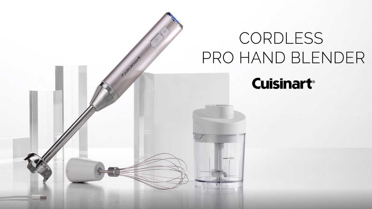 Cuisinart Cordless Pro Hand Blender Tutorial 
