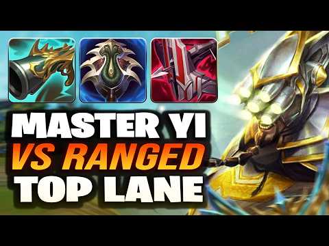 THE <strong>BEST</strong> TOP LANE MASTER YI STRAT <strong>VS</strong> RANGED ABUSERS