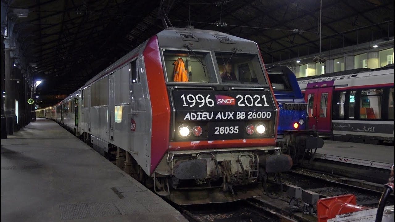 Adieu aux BB 26000 sur les Corail Normands