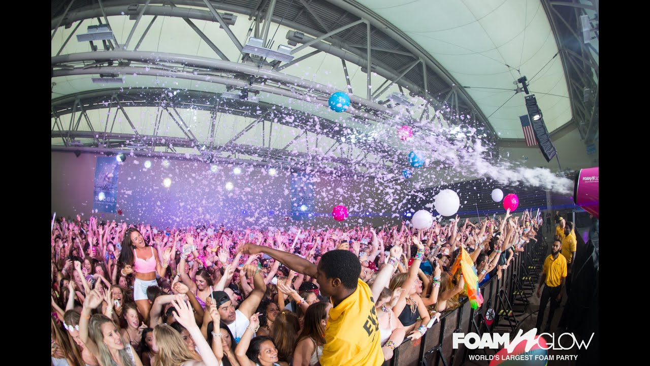 FOAM N GLOW WILDWOOD, NJ FOAM BLAST YouTube
