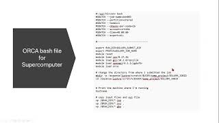 Creating an ORCA input file