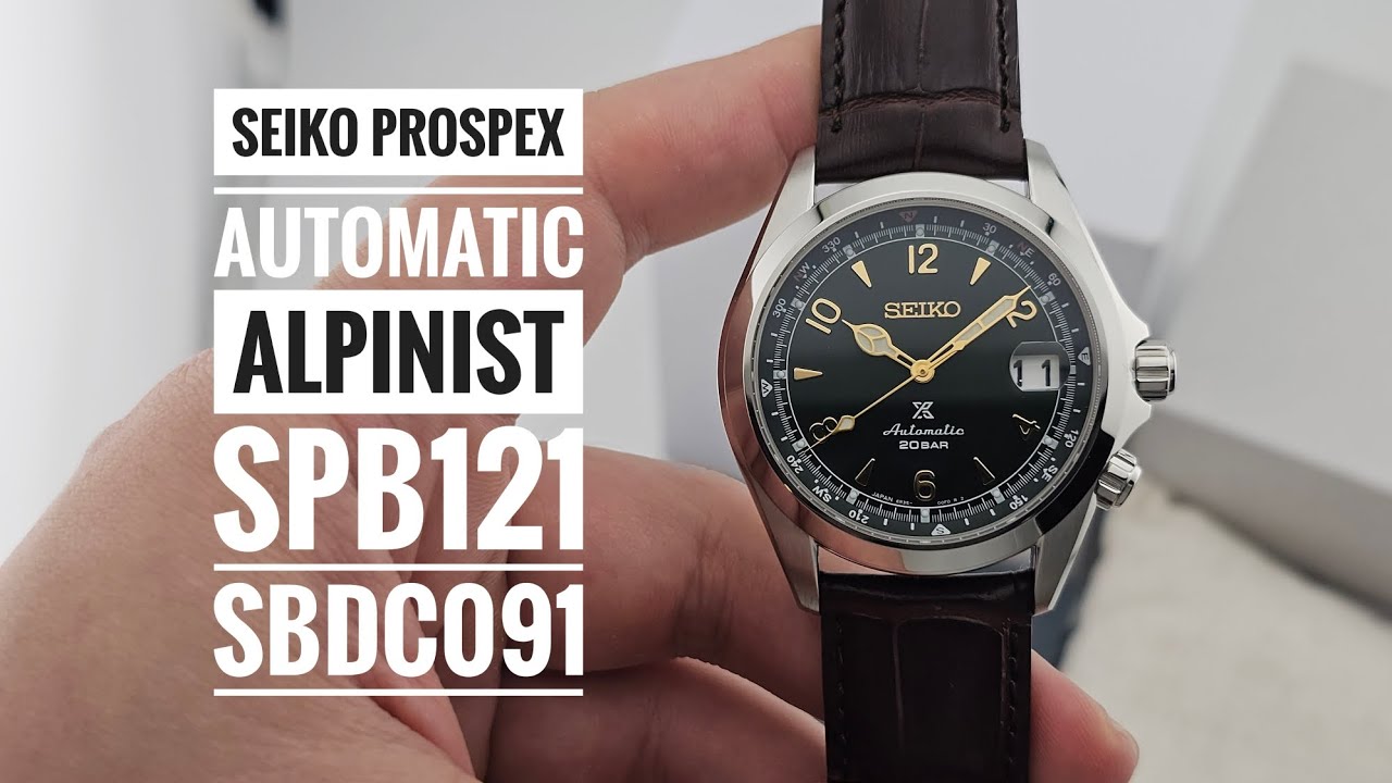 Seiko Prospex Automatic Alpinist SPB121 SBDC091 - YouTube