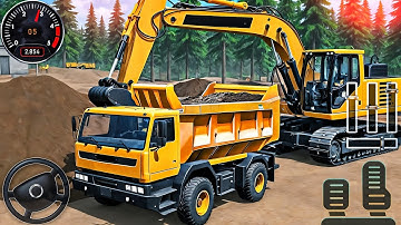 Real Construction Simulator 3D - JCB Excavator Driving Game 2025 - Android Gameplay