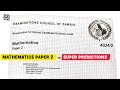 Mathematics Paper 2 2024 || Guide, predictions, Time management #exam #maths