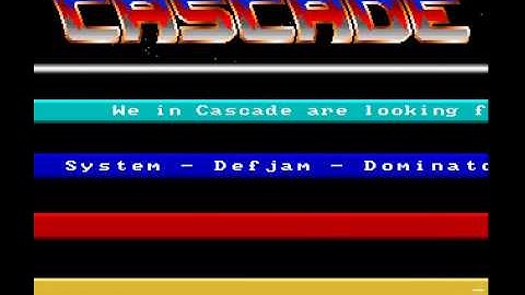 Cascade - Rippdisc 1 Intro - Amiga Demo
