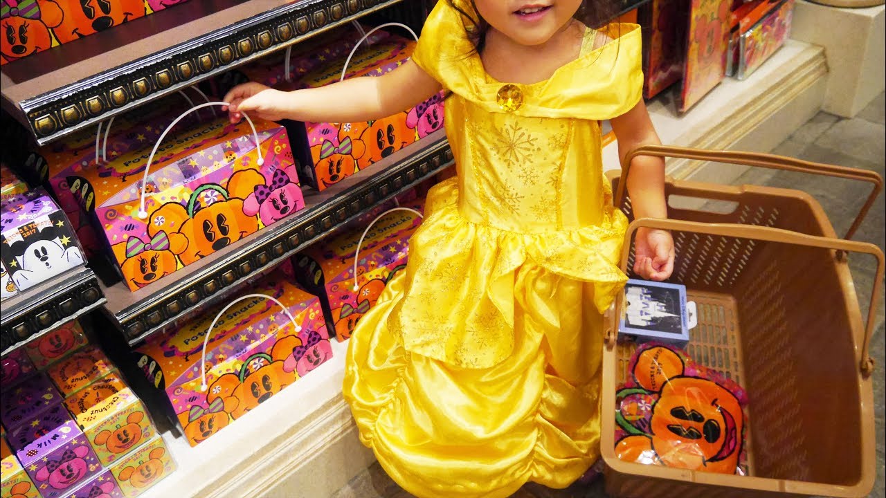 リアル お買いものごっこ なりきり ディズニープリンセス ベル ごっこ遊び Disney Princess Belle Shopping Shopping Cart Toy Youtube