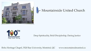 Mountainside United Church - Proper 12, Year C. July 27, 2025.