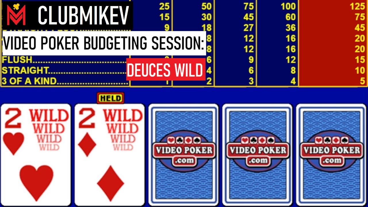 Видеопокер: сессия Deuces Wild | Практика управления банкроллом в казино