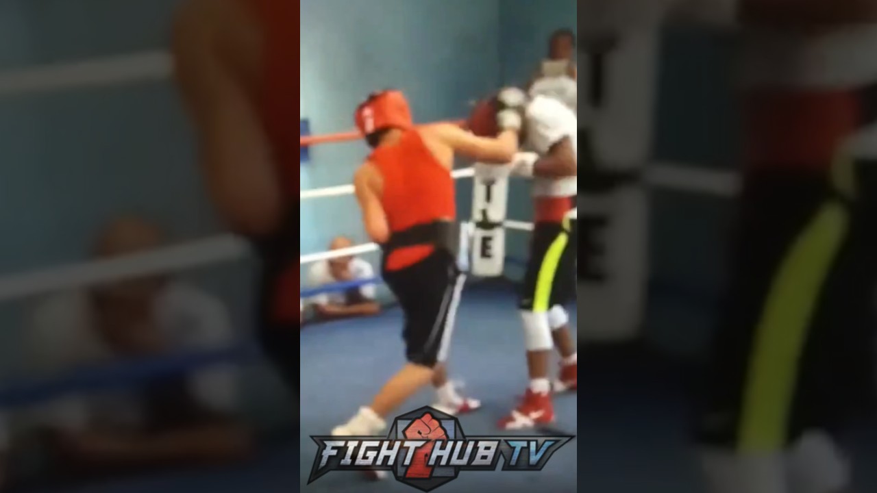 Ryan Garcia LEAKS Devin Haney sparring KO shot!