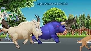 WILD Animals Go Totally CRAZY in 3D Racing Games! |4k| Part 3 screenshot 4